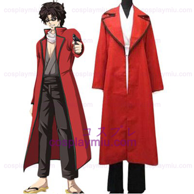 Red Gin Tama Takasugi Shinsuke Cosplay Kostymer