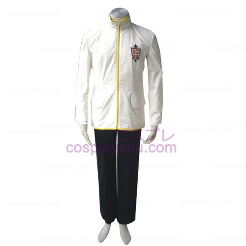 Hvit Ouran High School Host Club Boy Uniform Cosplay Kostymer