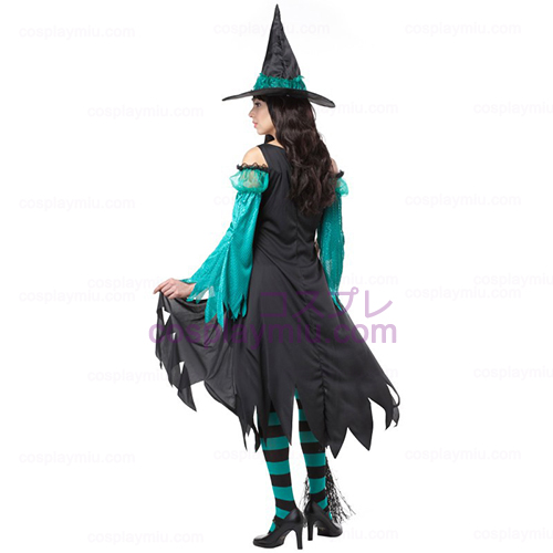 Emerald Witch Adult Kostymer