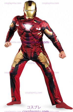 Iron Man 2 - Classic Mark 6 - Muscle Voksen