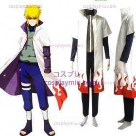 Naruto Yondaime fjerde Hokage Cosplay Kostymer