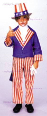 Uncle Sam Child Kostymer Large
