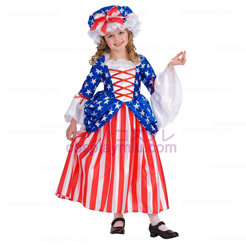 Deluxe Betsy Ross Child Kostymer
