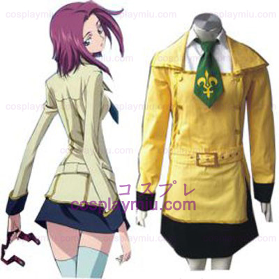 Code Geass japansk skoleuniform Girl Cosplay Kostymer