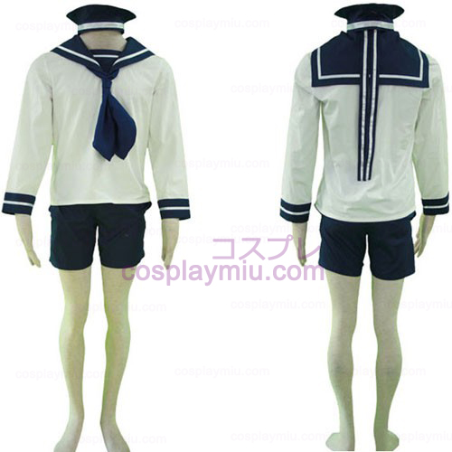 Hetalia Axis Powers N. Italia Sailor Suit Cosplay Kostymer