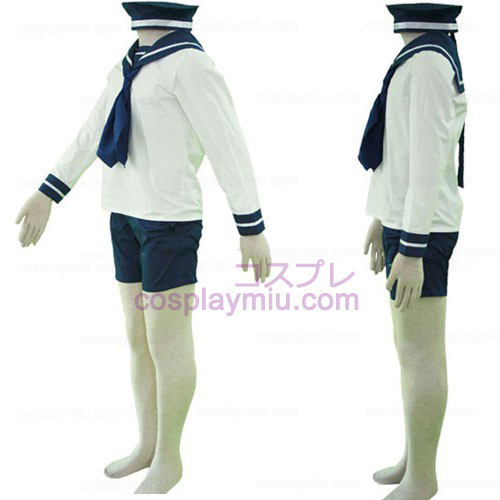 Hetalia Axis Powers N. Italia Sailor Suit Cosplay Kostymer