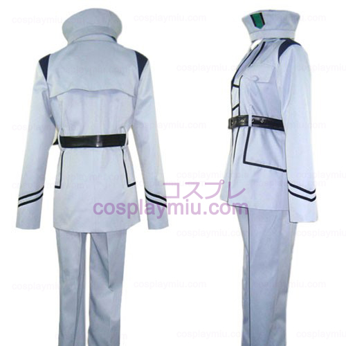 Hetalia: Axis Powers hvit uniform cosplay kostyme