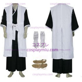 Bleach første divisjon løytnant Sasakibe Chojiro Menn cosplay kostyme