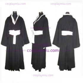 Bleach Kuchiki Rukia Soul Reaper Svart Uniform Cosplay Kostymer