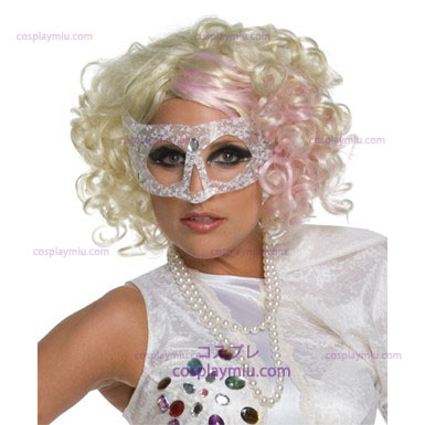 Lady Gaga blond parykk - Pink