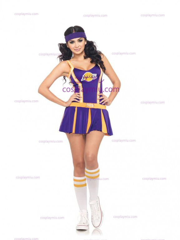 Lakers Cheerleader Adult Kostymer