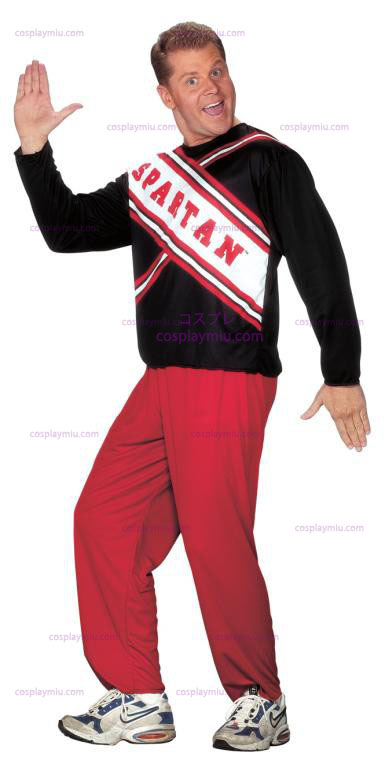 SNL Cheerleader Mann Spartan Adult Kostymer