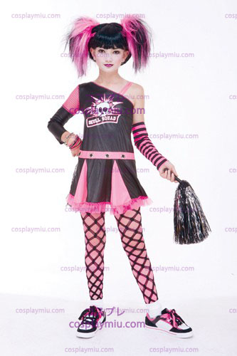 Gothic Cheerleader Child Kostymer