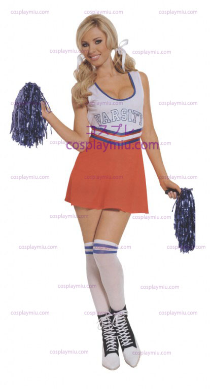 Cheerleader Lagkaptein Adult Kostymer