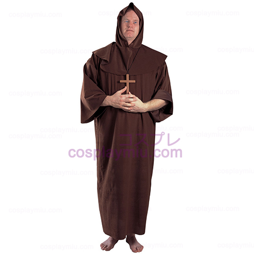 Monk Voksen Plus Kostymer