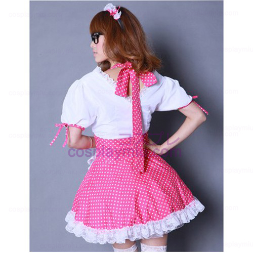 K-ON Pink Cosplay Maid Kostymer