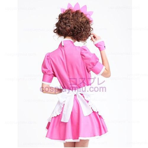 Lolita Cosplay kostyme / Peach Pink Barbie Doll Maid Kostymer