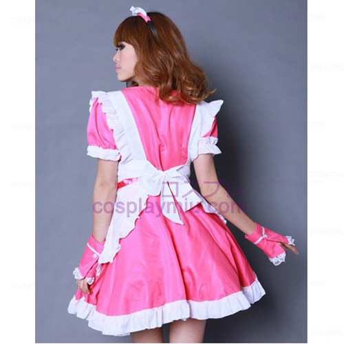 Peach Blossom Anime Lolita Maid Kostymer