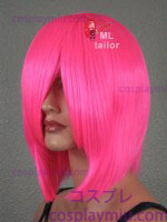 15 "Hot Pink Straight Cosplay Wig