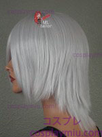 14 "Silver Layered Cosplay Wig