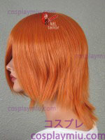 14 "Autumn Orange Layered Cosplay Wig