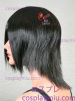 14 "Black Layered Cosplay Wig