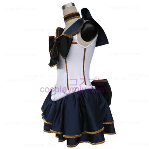 Sailor Moon Meiou Setsuna Cotton Polyester Cosplay Kostymer
