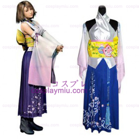 Final Fantasy X Yuna Cosplay Kostymer