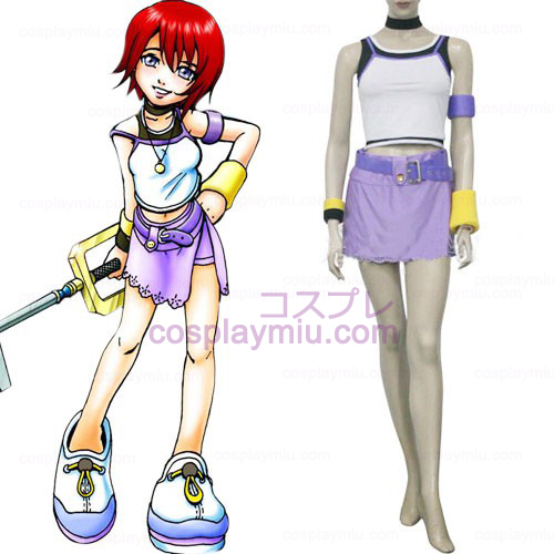 Kingdom Hearts 1 Kairi kvinner Cosplay Kostymer