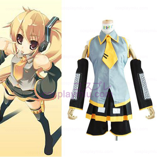 Vocaloid Rin kvinner Cosplay Kostymer