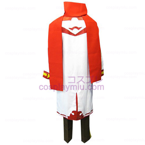 Vocaloid Akaito Red and White Cosplay Kostymer