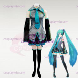 Vocaloid hatterune Miku cosplay kostyme