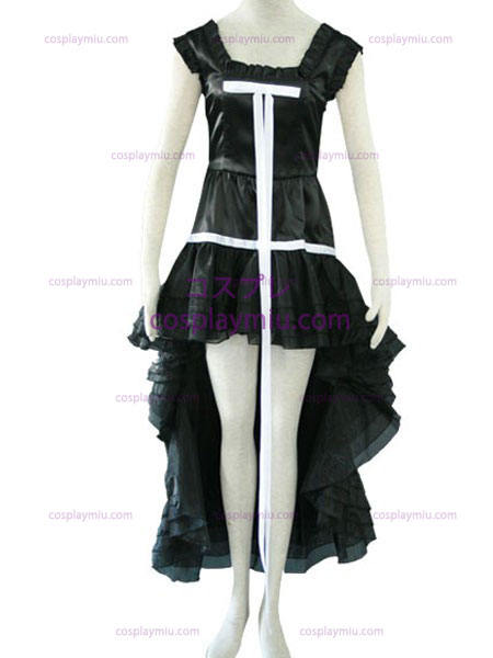 Chobits Chi Black Dress Cosplay Kostymer