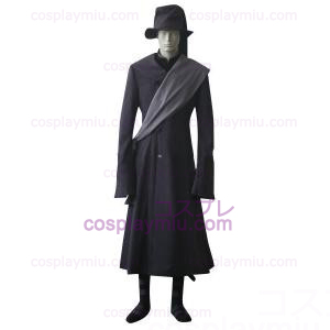 Svart Butler Kuroshitsuji Undertaker Cosplay Kostymer