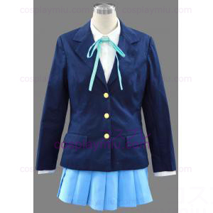 The Second K-ON! Takara High School jente Uniform Cosplay kostyme