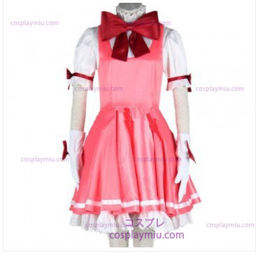 Cardcaptor Sakura Kinomoto Pink Cosplay Kostymer