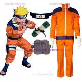 Naruto Uzumaki Cosplay Kostymer og tilbehør Set
