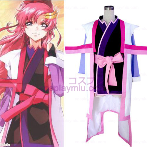 Gundam Seed Destiny Lacus Clyne Cosplay Kostymer
