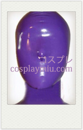 New Purple Full Face Dekket Latex Mask