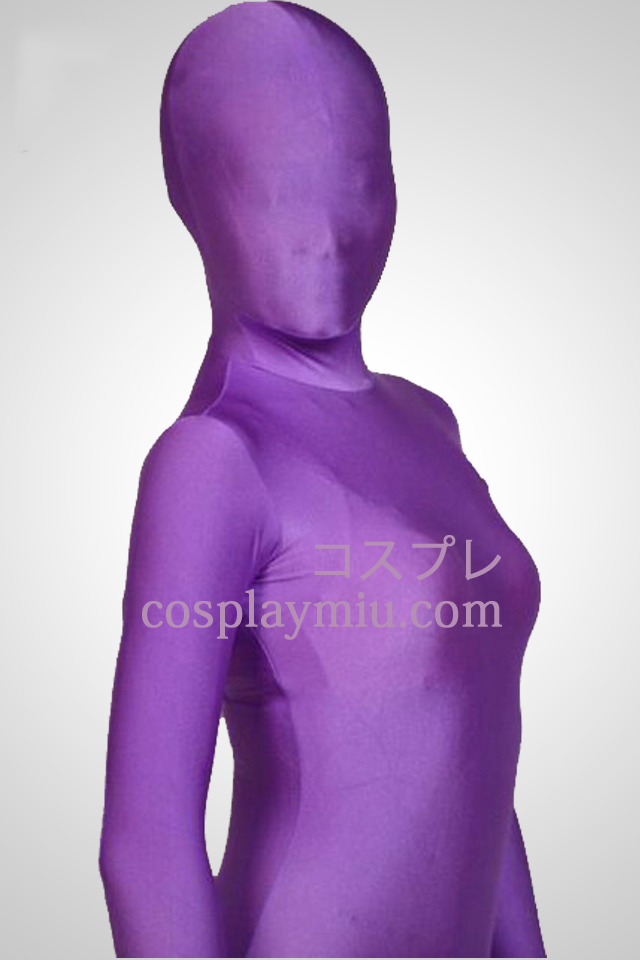 Purple Color Full Body Lycra Zentai Suit
